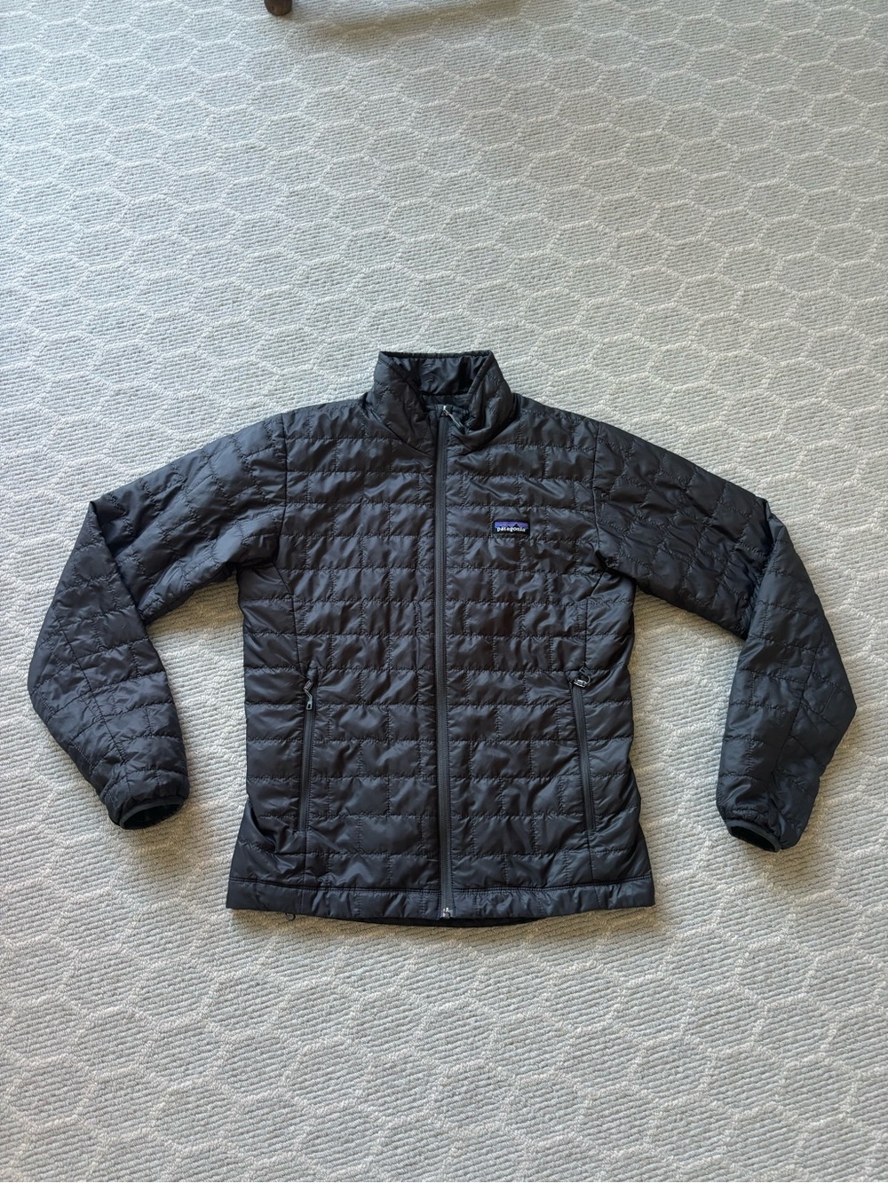 Patagonia Gray Quilted Puffer Jacket